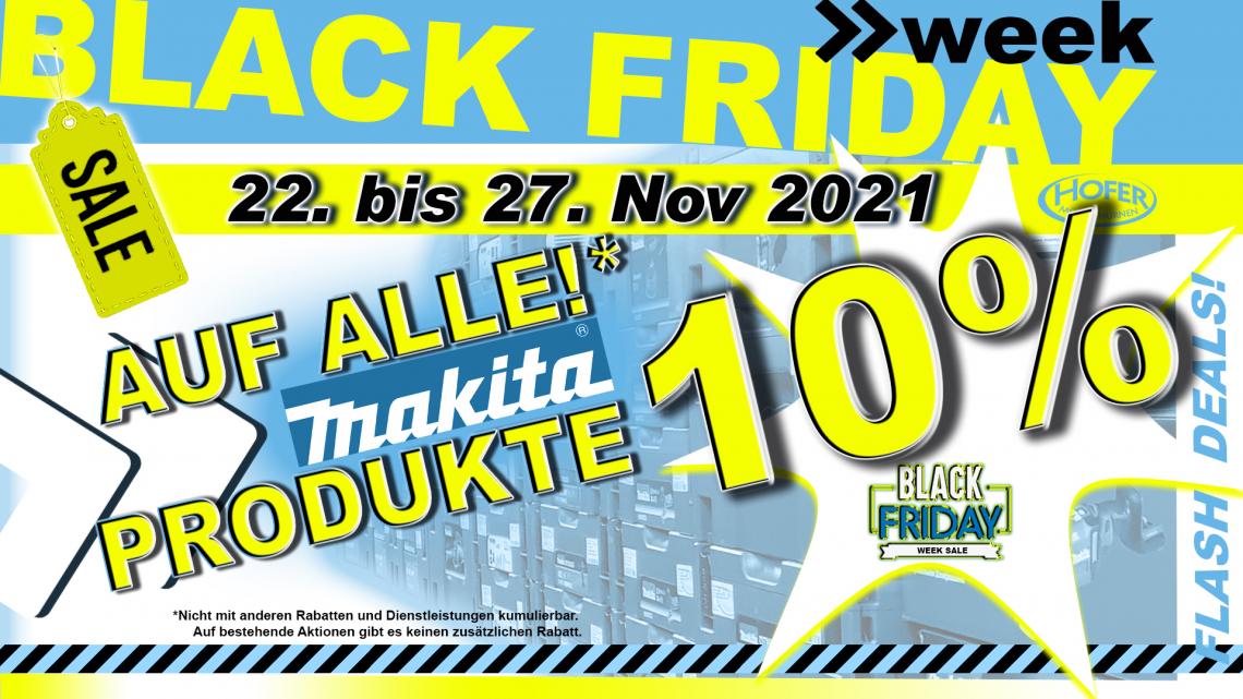 MAKITA % Black Friday Week %