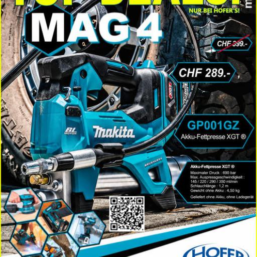 MAKITA MAG 4 - Makita Shop Aktionen 04/2026
