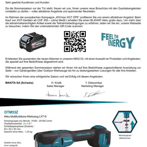 MAKITA MAG 3 - Makita Shop Aktionen 03/2026