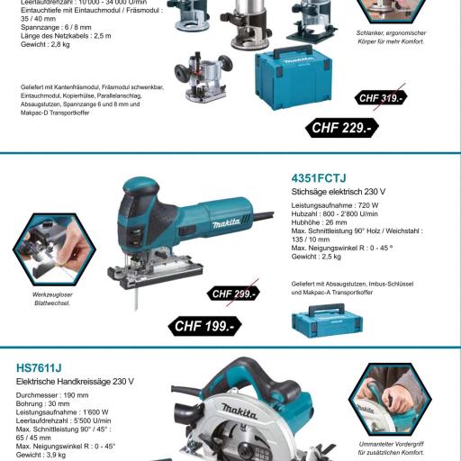 MAKITA MAG 3 - Makita Shop Aktionen 03/2026