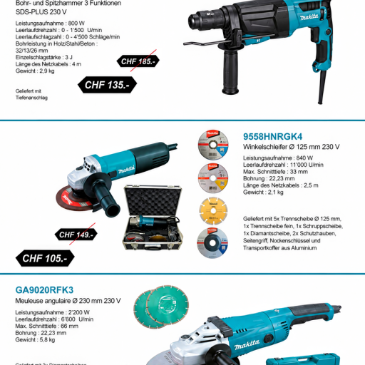 MAKITA MAG 4 - Makita Shop Aktionen 04/2026