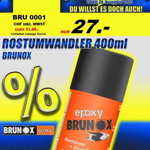 Black Friday 2025 - BRUNOX Rostumwandler