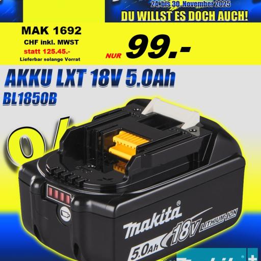 Black Friday 2025 - MAKITA AKKU