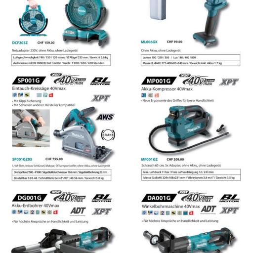 MAKITA Neuheiten N° 1 / 2022