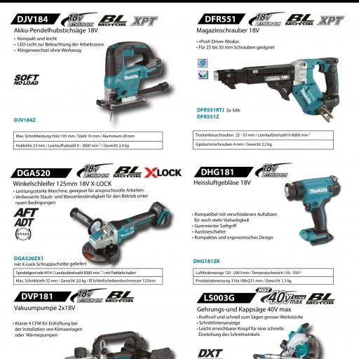 MAKITA Neuheiten N° 2 / 2022