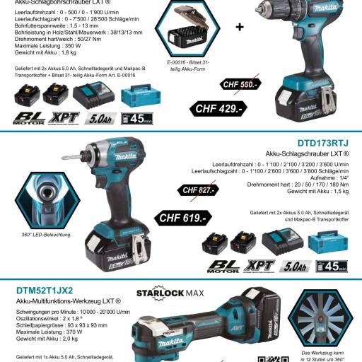 MAKITA MAG Aktionen 02 / 2024 gültig von April - Juni 