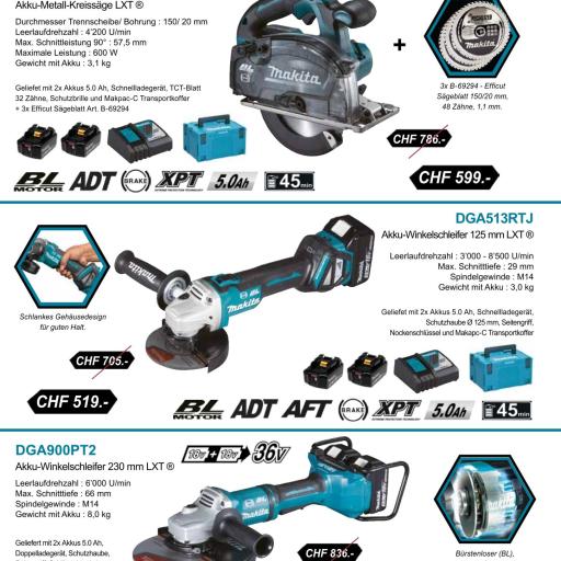 MAKITA MAG Aktionen 02 / 2024 gültig von April - Juni 