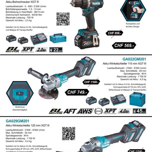 MAKITA MAG Aktionen 02 / 2024 gültig von April - Juni 