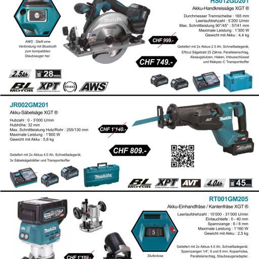 MAKITA MAG Aktionen 02 / 2024 gültig von April - Juni 