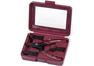 4-in-1 Kombi Seegeringzange für Aussen und Innensicherung 10 - 50mm - Kraftwerk 2211 - 285