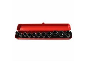 6-kant. Schlagschraubernüsse SET Grösse 11, 12, 13, 14, 16, 17, 19, 21, 22 + 24mm - 050