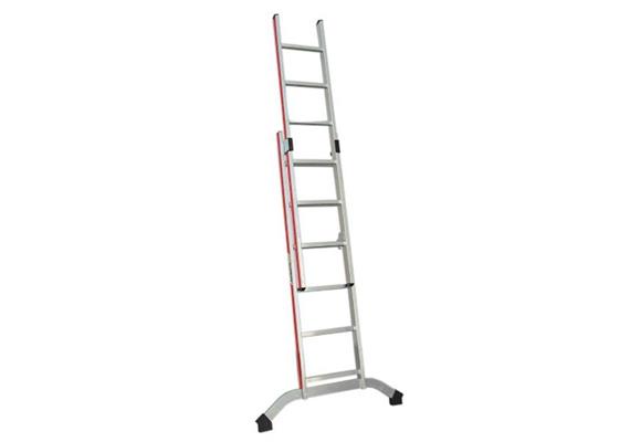 ALU Steckleiter Typ 150 HB 2 x 10 Sprossen L 3.01/5.25m 16kg - HB