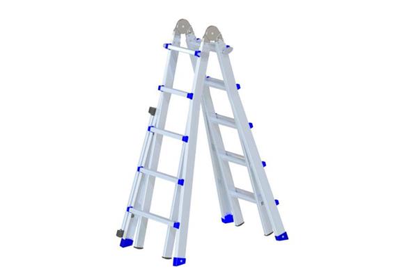 ALU Teleskopleiter 310 max. Länge 3.1 Bockhöhe 1.5 kürzeste L 0.97m 11kg - HB