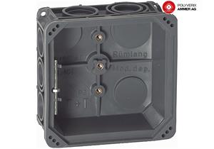 AMMER UP Abzweigdose C 6308 Leer 82x82x70mm mit Deckel IP20 grau/weiss - 447