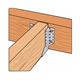 Balkenschuh BMF Laschen aussen verzinkt 60 x 130 x 2mm Tragkraft 750kg - IMM
