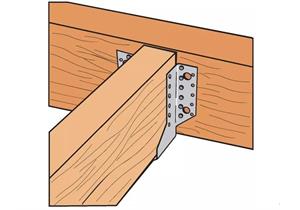 Balkenschuh BMF Laschen aussen verzinkt 60 x 130 x 2mm Tragkraft 750kg