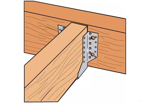 Balkenschuh BMF Laschen aussen verzinkt 60 x 130 x 2mm Tragkraft 750kg