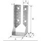 Balkenschuh BMF Laschen innen 60 x 95 x 2mm