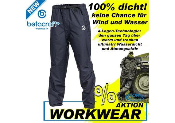 Betacraft ISO940 Überziehhose Herren Schwarz Grösse 2XL - 053