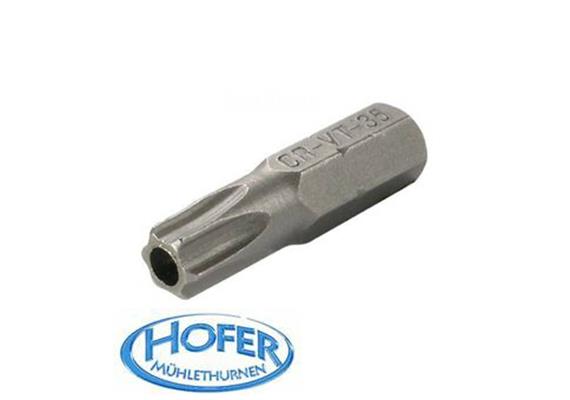 Bits Kraftwerk Torx T40 mit Bohrung im Zentrum L 25mm - 285
