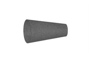 Blechkonus Stahl roh Ø 200 bis Ø 70 mm x Höhe 210 mm