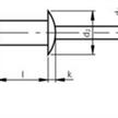 Blindnieten Pop TAPD 625 BS Rundkopf Alu/Stahl Ø 4.8 L 25.5mm Klemmlänge 13.5 - 19.8mm | Bild 2