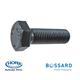 Bossard Sechskantschrauben mit Vollgewinde/Feingewinde M8 x 1 x 25 schwarz 8.8 BN65 - ENG