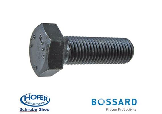 Bossard Sechskantschrauben mit Vollgewinde/Feingewinde M8 x 1 x 25 schwarz 8.8 BN65 - ENG