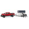 Bruder RAM 2500 Power Wagon mit Pferdeanhänger und 1 Pferd 02501 - 053