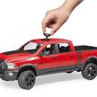 Bruder RAM 2500 Power Wagon mit Pferdeanhänger und 1 Pferd 02501 - 053 | Bild 4