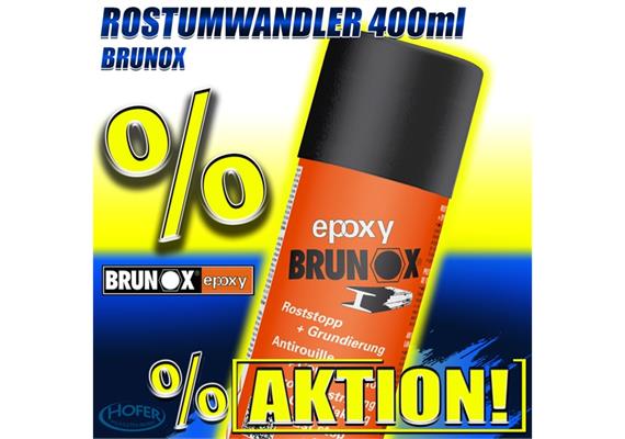 BRUNOX Epoxy Spray Rostumwandler- und Grundierung 400ml BRUNOX Epoxy Spray Rostumwandler- und Grundierung 400ml