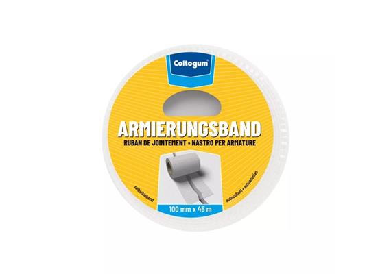 COLTOGUM Armierungsband 100mmx45m weiss, Fugen Risse abdecken (Glasfasergewebeband) - 239