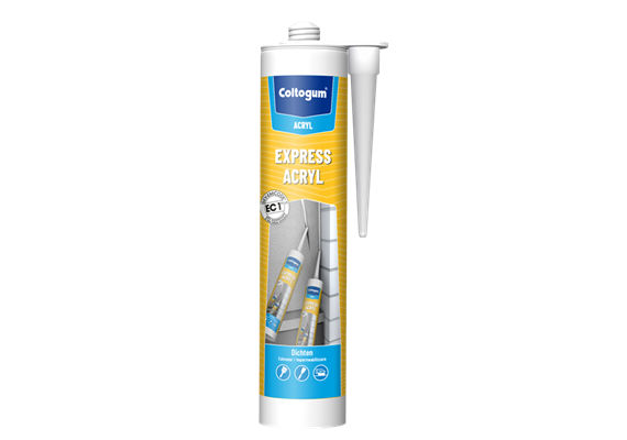 COLTOGUM Dichtmasse Express Acryl weiss 310ml, Innen- und Aussenbereich