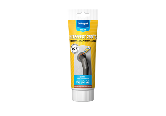 COLTOGUM Dichtmasse Hitzefest Silicon 250°C rotbraun 100ml, Innen + aussen