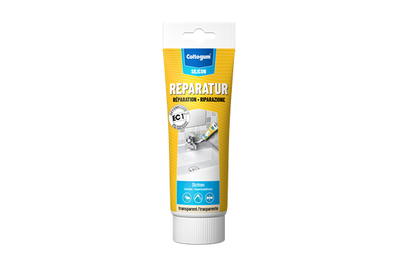 COLTOGUM Dichtmasse Reparatur Silicon transparent, Dehnfugen innen + aussen - 239