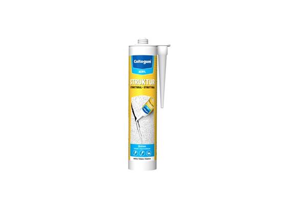 COLTOGUM Dichtmasse Struktur-Acryl weiss (Dekorputz) 310ml, innen + aussen - 239
