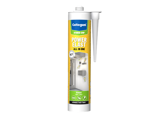 COLTOGUM Power Elast Hybrid SMP All-in-One schwarz 290ml, Montagekleber dauerelastisch