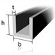 Coulissen Stahl 60 x 55 x 5mm, Stahl S235JR (RSt37-2), warmgewalzt, roh - ENG