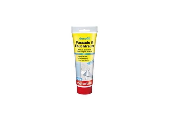 DECOFILL Fassade + Feuchtraum Spachtel 400g, Für alle Wand +-Deckenflächen innen+ausseen - 239