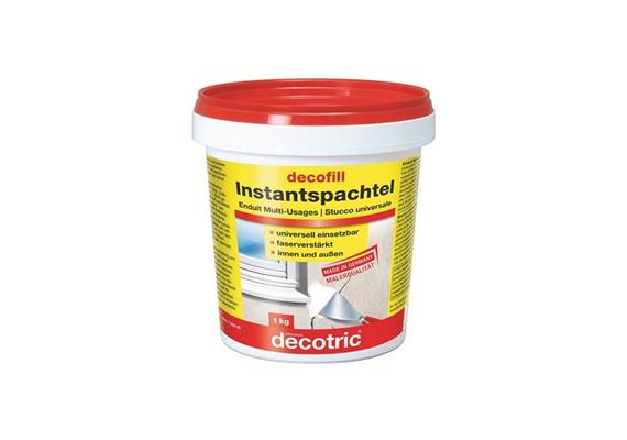 DECOTRIC DECOFILL Dispersion-Spachtel,1kg, für schnelle Reparaturen innen + aussen - 239