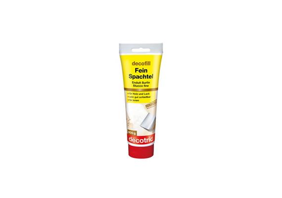 DECOTRIC decofill Feinspachtel instant 400g weiss, für Holz und Lack, Innenanwendung