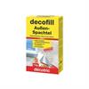 DECOTRIC DECOFILL Zementspachtelmasse aussen 1kg, für Kalk-, Zement- Gipsputz, Fliessen