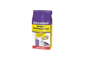 DECOTRIC DECOMUR Super-Haftspachtel 5kg weiss, für Putz, Stein, Beton, Mauerwerk Innen