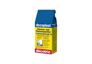 DECOTRIC DECOPLAST Spachtel 5kg, für Zement- u. Gipsputz, Beton, Ziegel, Innen + Aussen