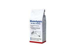 DECOTRIC Modellgips 1.5kg grau, Reiner Naturgips für Bastel - und Reparaturarbeiten