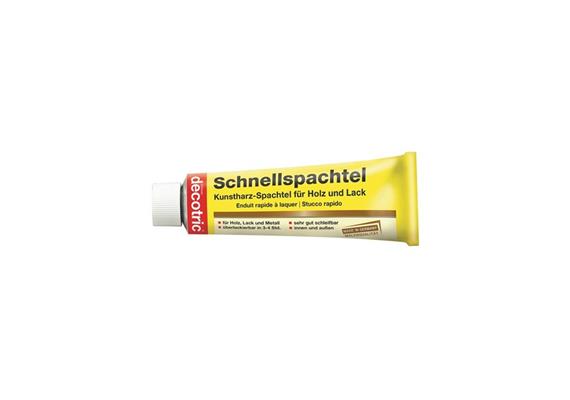 DECOTRIC Schnellspachtel 200g, Schnelltrockend, Innen+Aussen für Holz+Metall - 239