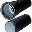 Deutsches Kabelschutzrohr HDPE SN4 NW 80 gemufft mit Dichtung L 6m Ø 90 x 3.5mm schwarz - SPX | Bild 2