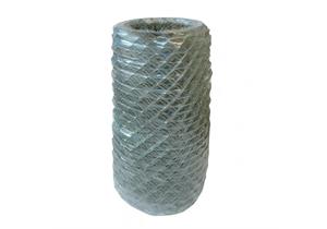 Diagonalgeflecht verzinkt+grau plastifiziert Masche 50 Draht 2,3/2,8 Höhe 800mm - 444