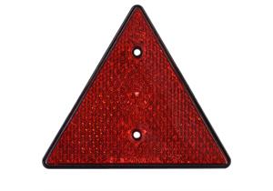 Dreieckrückstrahler rot Kunststoff, ca. 150 mm mit 2 Loch