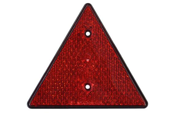 Dreieckrückstrahler rot Kunststoff, ca. 150 mm mit 2 Loch